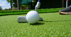 Putting Green Artificial Turf 2-Hole 1.5M x 3.5M